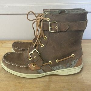 Sperry Top Sider ankle boots size 8.5